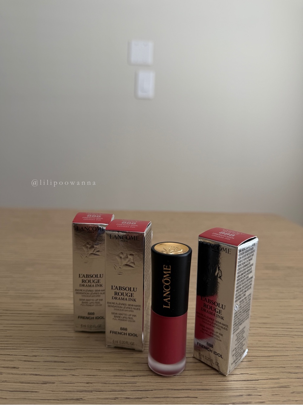 Lancôme L’Absolu Rouge Drama Ink 888 French Idol | Brand New in Box